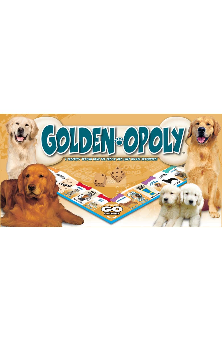 Late for the Sky Goldenopoly Monopoly Board Game, Alternate, color, Multicolored
