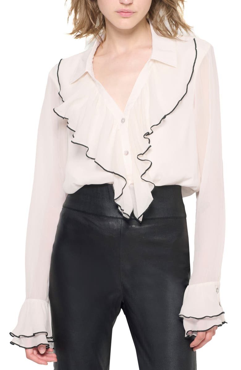 AS by DF Nina Blouse, Main, color, Buttercream