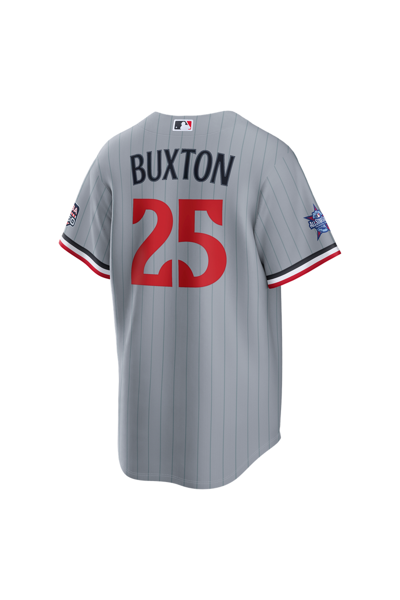 2026 All-Star Game Men's Minnesota Twins Byron Buxton Nike Gray Replica Jersey, Alternate, color, Gray