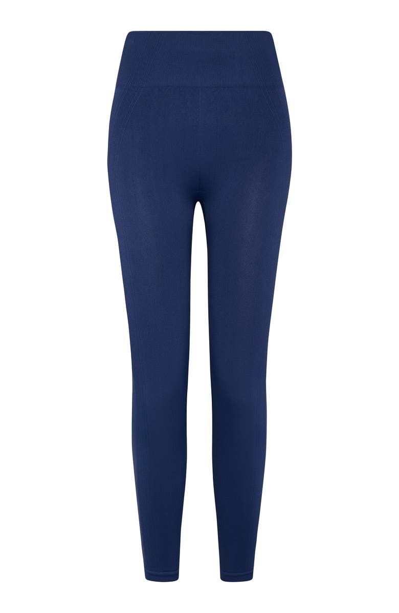 Born Living Yoga Sarvan 7/8 Seamless High Rise Sport Legging, Alternate, color, Sailor Blue