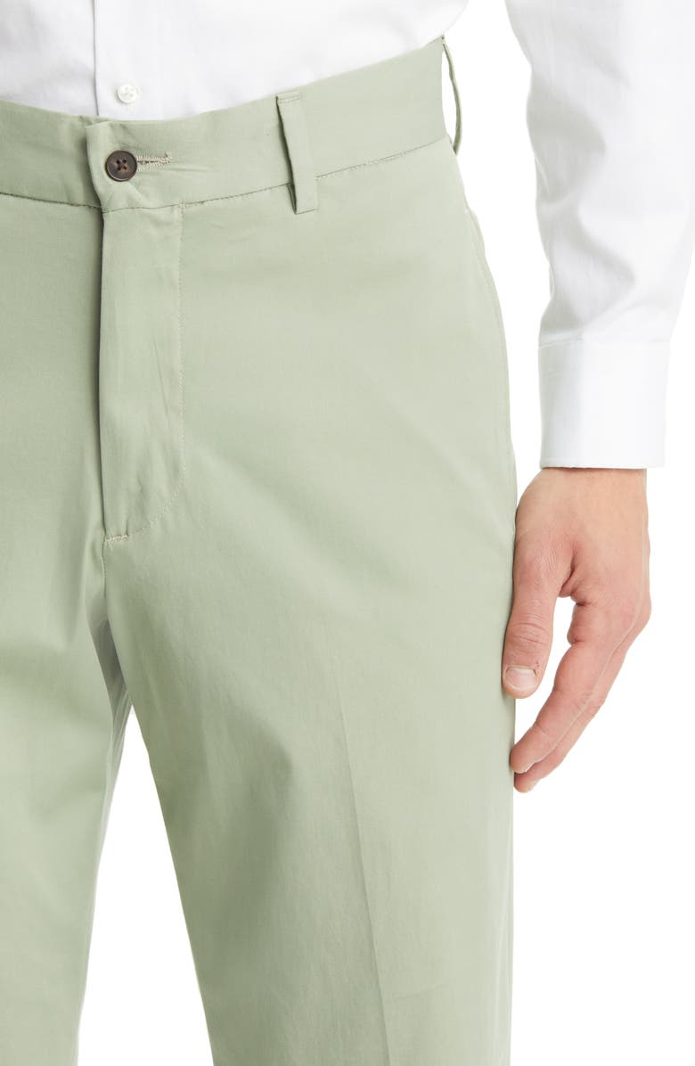 Berle Charleston Khakis Pleated Chino Pants, Alternate, color, Sage