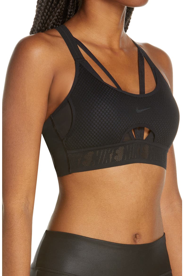 Indy UltraBreathe Dri-FIT Sports Bra, Alternate, color, BLACK/ DARK SMOKE GREY