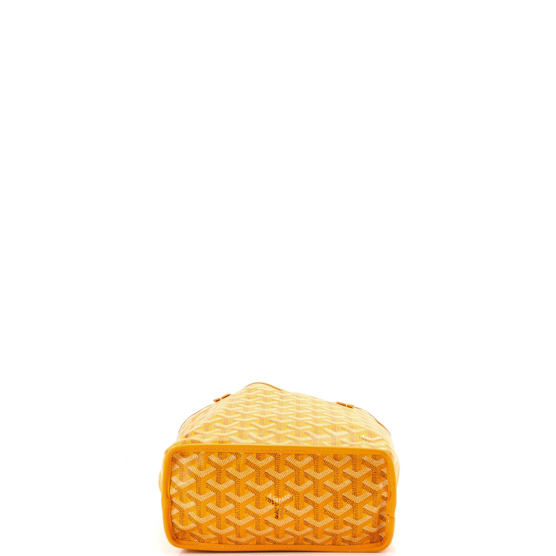 Pre-Owned Goyard Anjou Reversible Tote Coated Canvas Mini, Alternate, color, Yellow