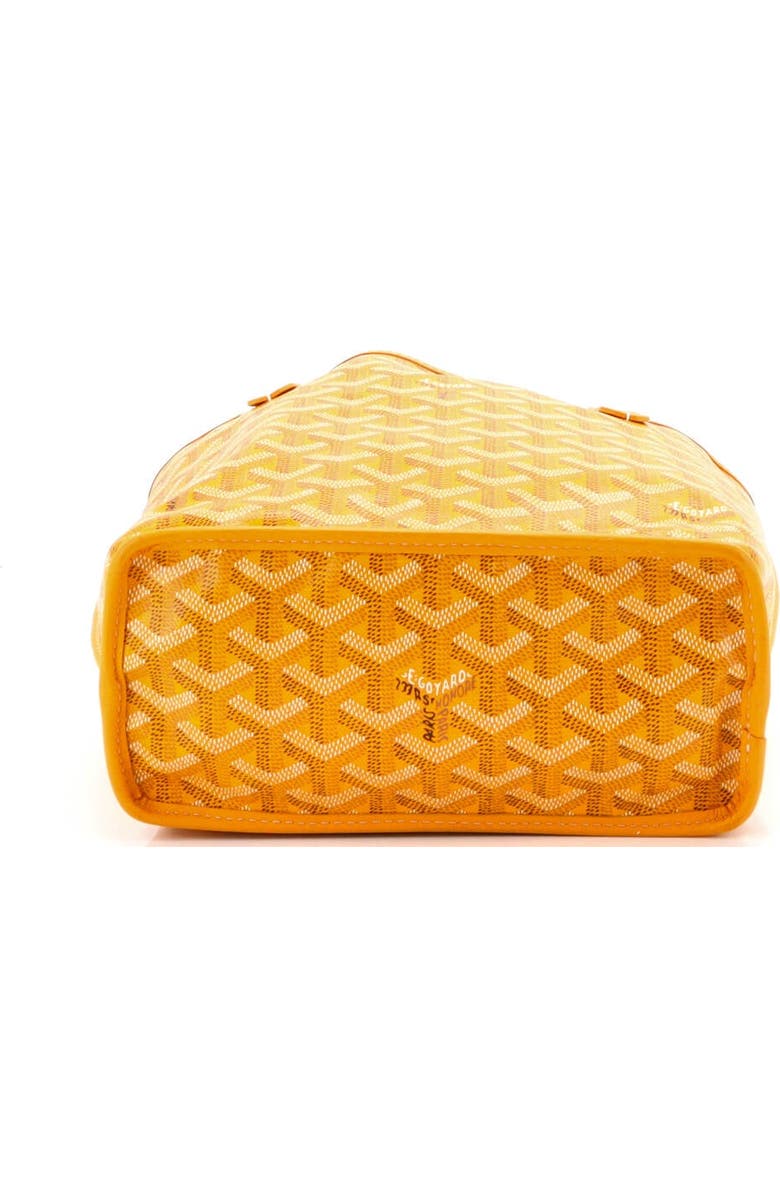 Pre-Owned Goyard Anjou Reversible Tote Coated Canvas Mini, Alternate, color, Yellow