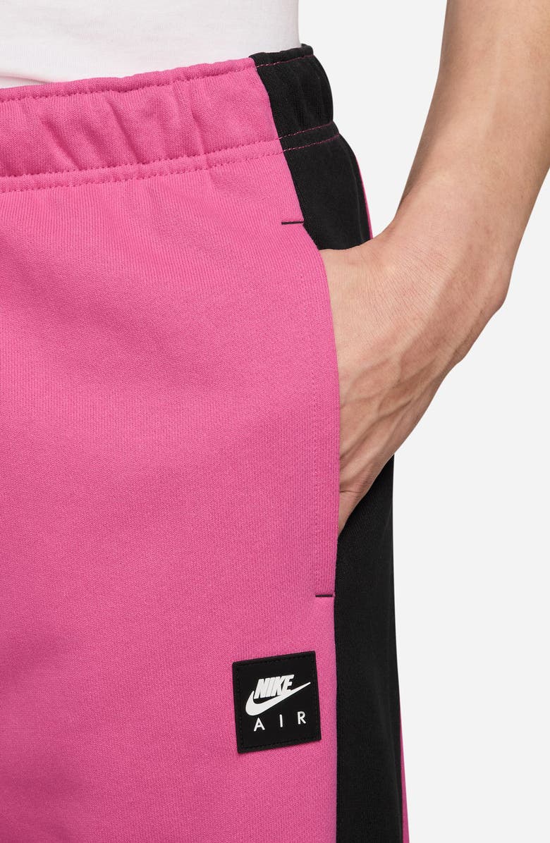 Nike Air Fleece Joggers, Alternate, color, Pinksicle/ Black