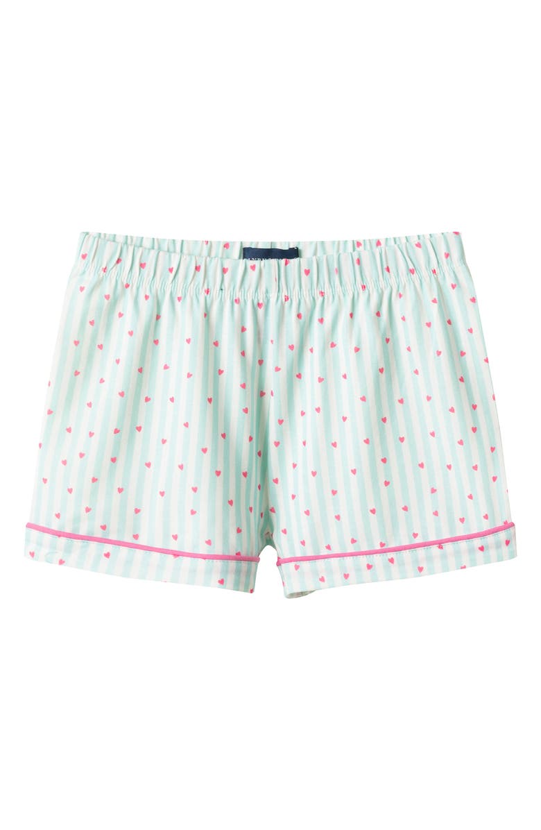 Andy & Evan Kids' Print Two-Piece Pajamas, Alternate, color, Light Green Heart