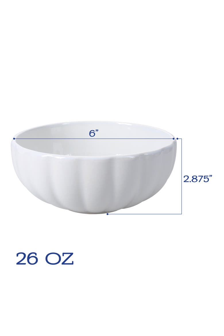 Petal 16-Piece Dinnerware Set, Alternate, color, WHITE