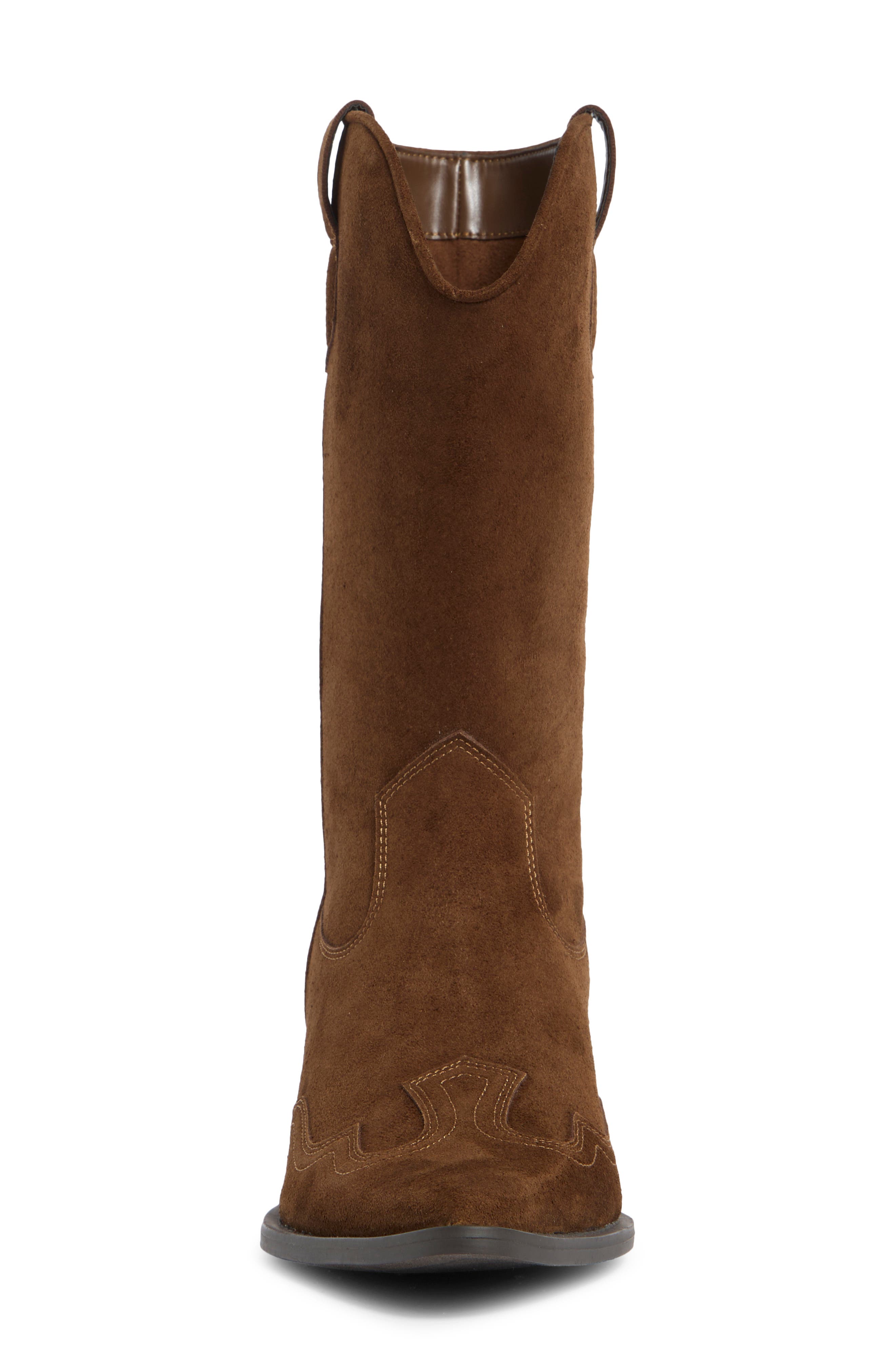 Britta Western Boot, Alternate, color, BROWN