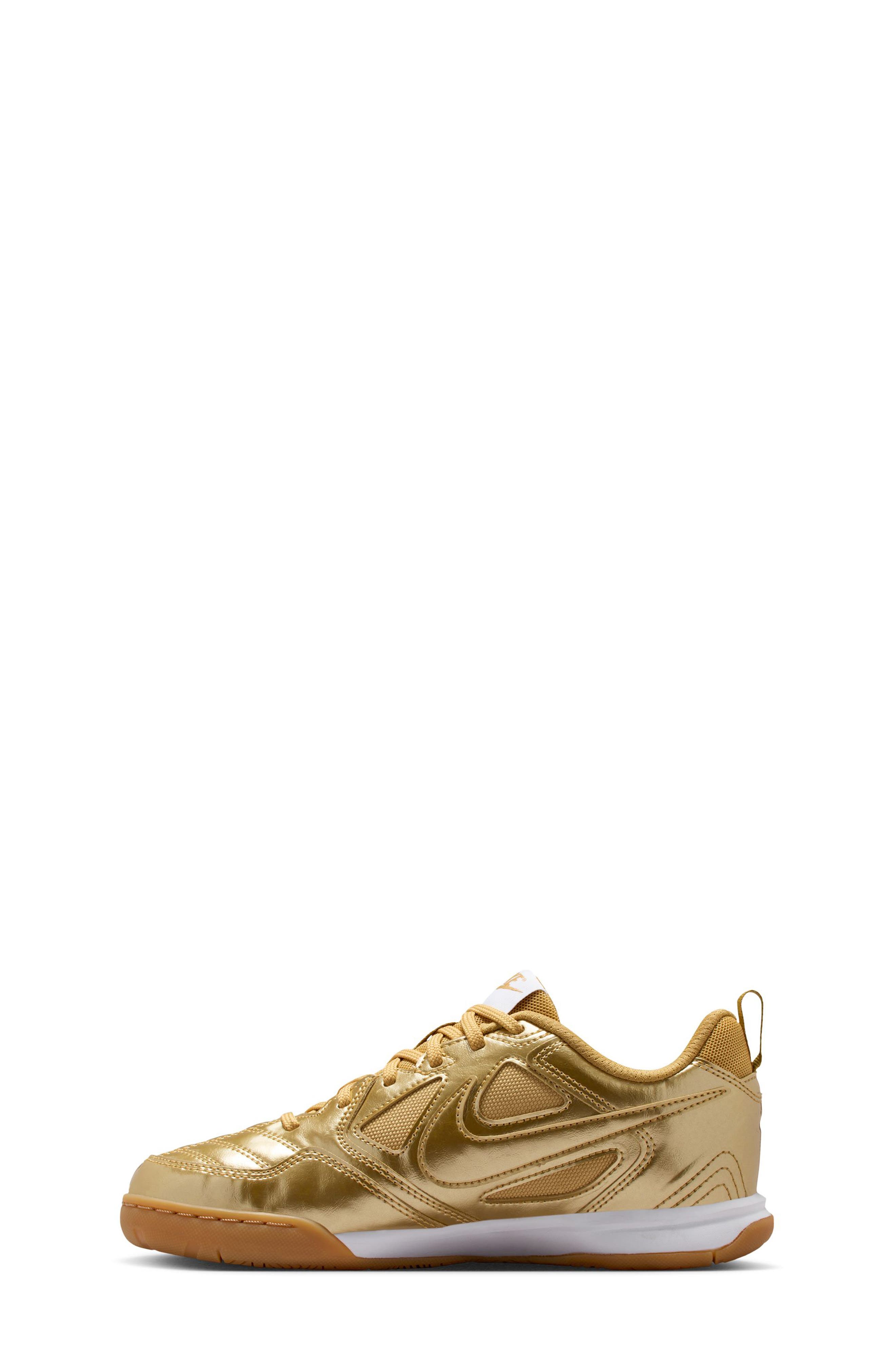 Nike Kids' Gato LV8 Soccer Sneaker, Alternate, color, Gold