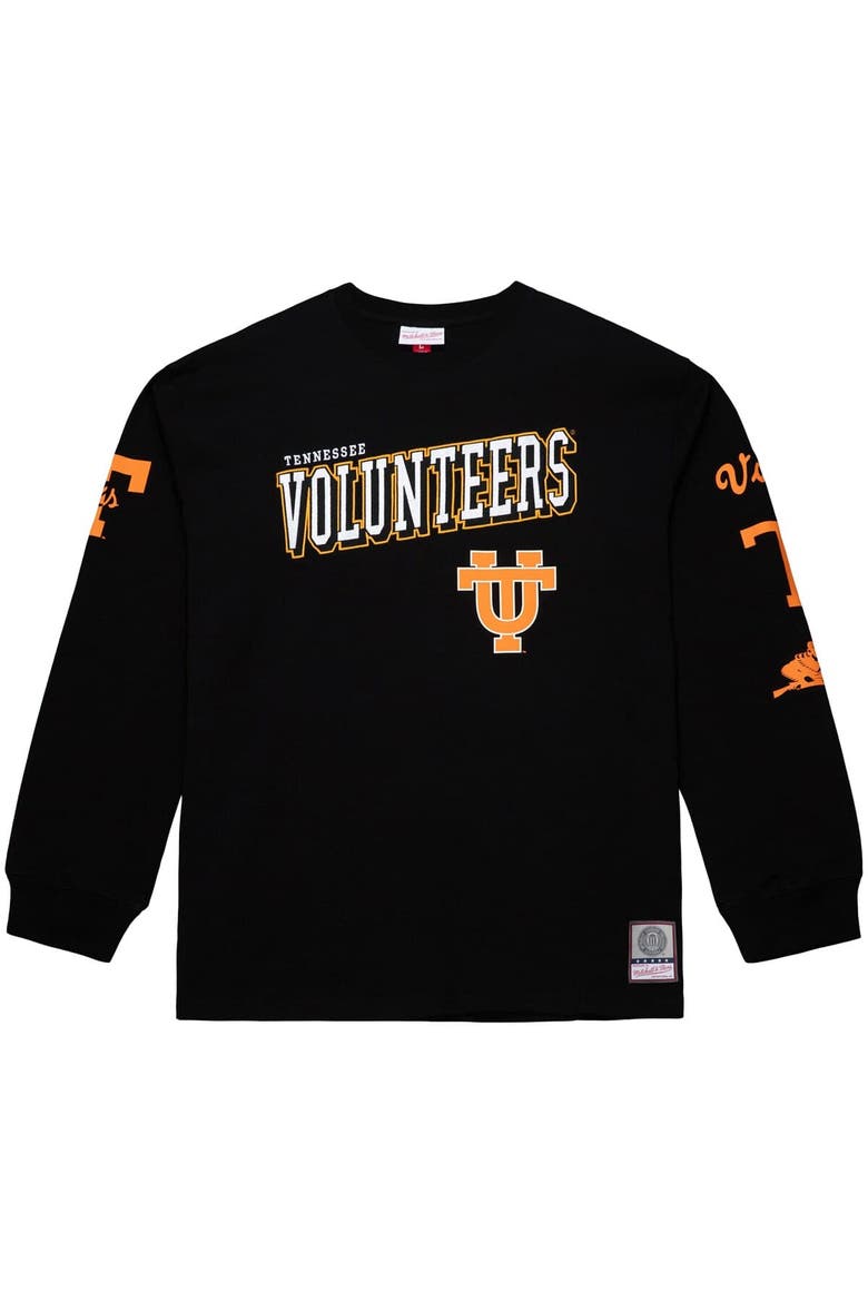 Men's Mitchell & Ness  Black Tennessee Volunteers Training Camp Long Sleeve T-Shirt, Alternate, color, Black
