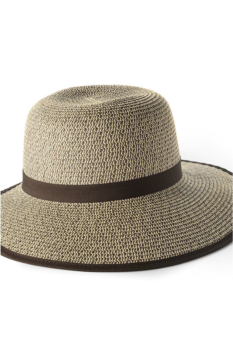 Lands' End Facesaver Sun Hat, Main, color, Multi Brown