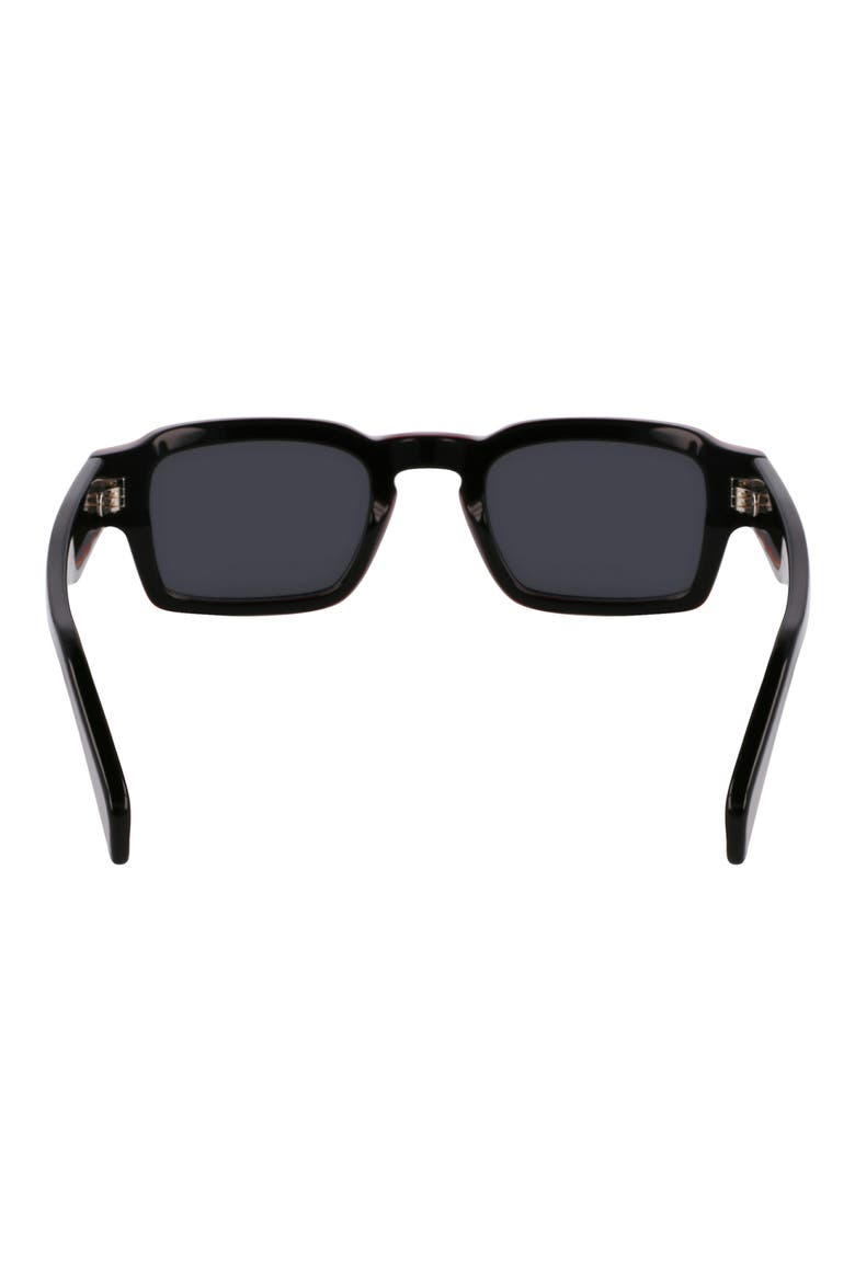 Latimer 49mm Small Modified Rectangular Sunglasses, Alternate, color, BLACK MULTI STRIPES