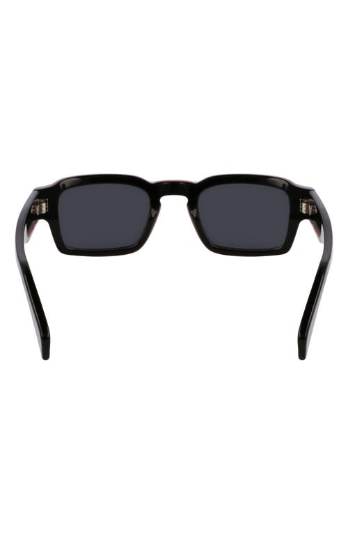 Paul Smith Latimer 49mm Small Modified Rectangular Sunglasses In Black Multi Stripes