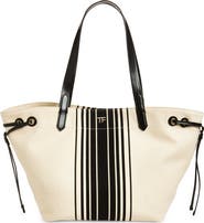 TOM FORD Large Stripe Jacquard Tote