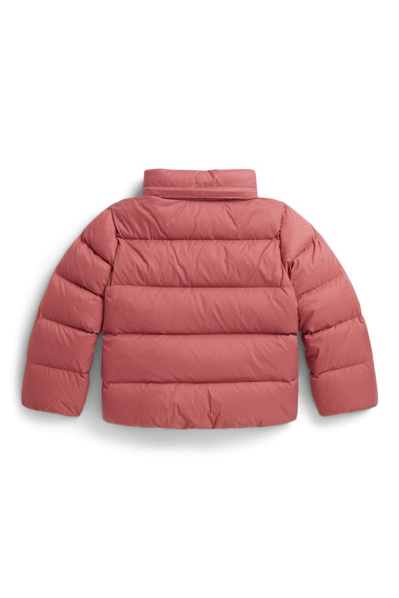 Kids' Water Repellent Down & Feather Fill Jacket, Alternate, color, PINK