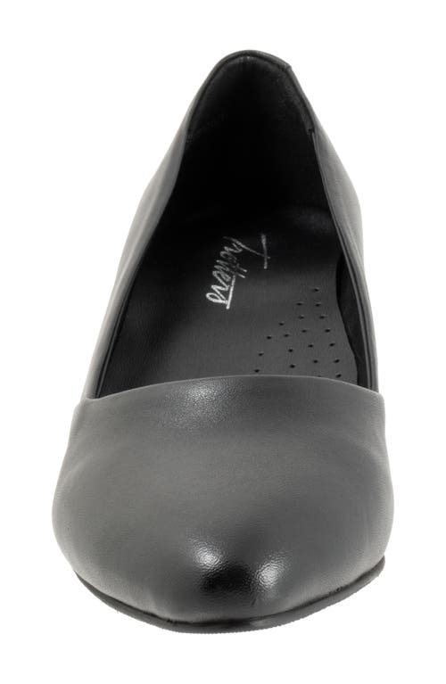 Trotters Kylie Kitten Heel Pump In Black
