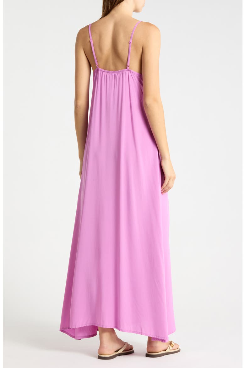 Strappy Beaded Cover-Up Maxi Dress, Alternate, color, PINK CROCUS