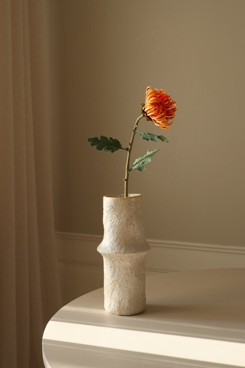 Orange Semi-Cactus Dahlia Flower, Alternate, color, Orange