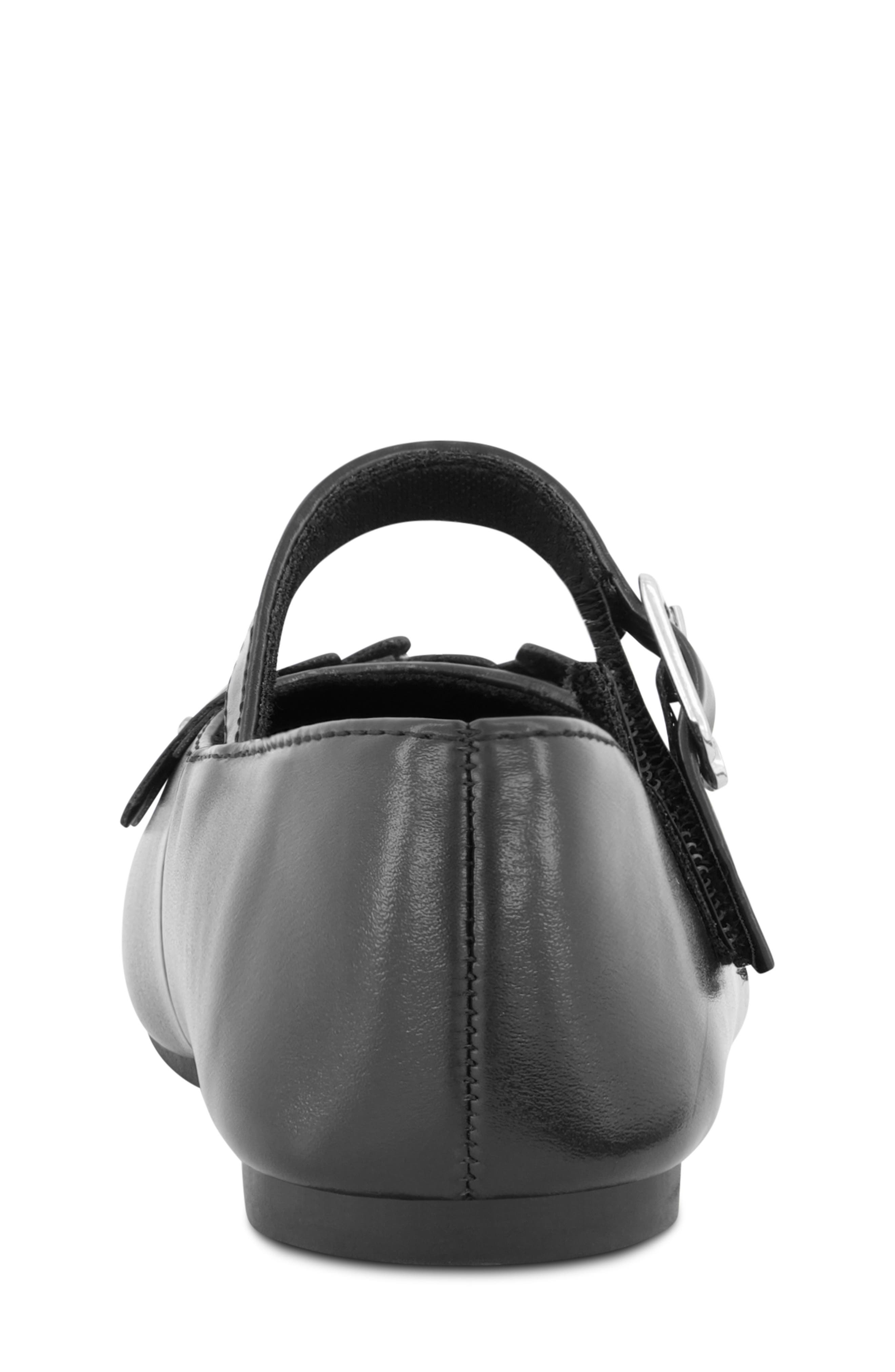 Jessica Simpson Kids' Amy Petal Mary Jane Flat, Alternate, color, Black