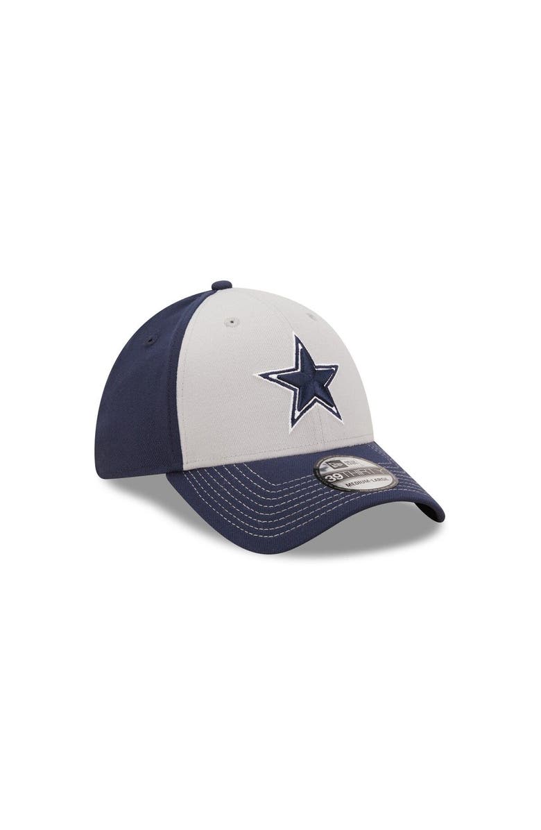 New Era Men's New Era Gray/Navy Dallas Cowboys Classic 39THIRTY Flex Hat, Alternate, color, 