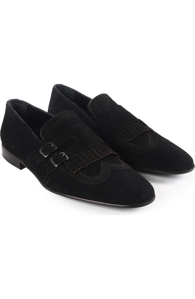 VELLAPAIS Nexus Kiltie Fringe Monk Shoe, Alternate, color,