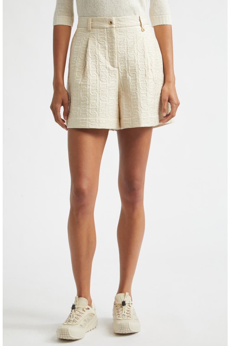 Quilted Nylon Shorts, Main, color, BEIGE