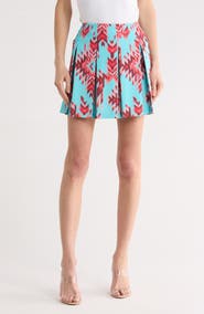 L'AGENCE Tania Pleated Miniskirt