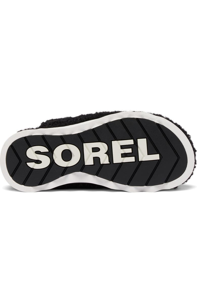 SOREL Viibe Faux Shearling Clog, Alternate, color, Black/ Sea Salt