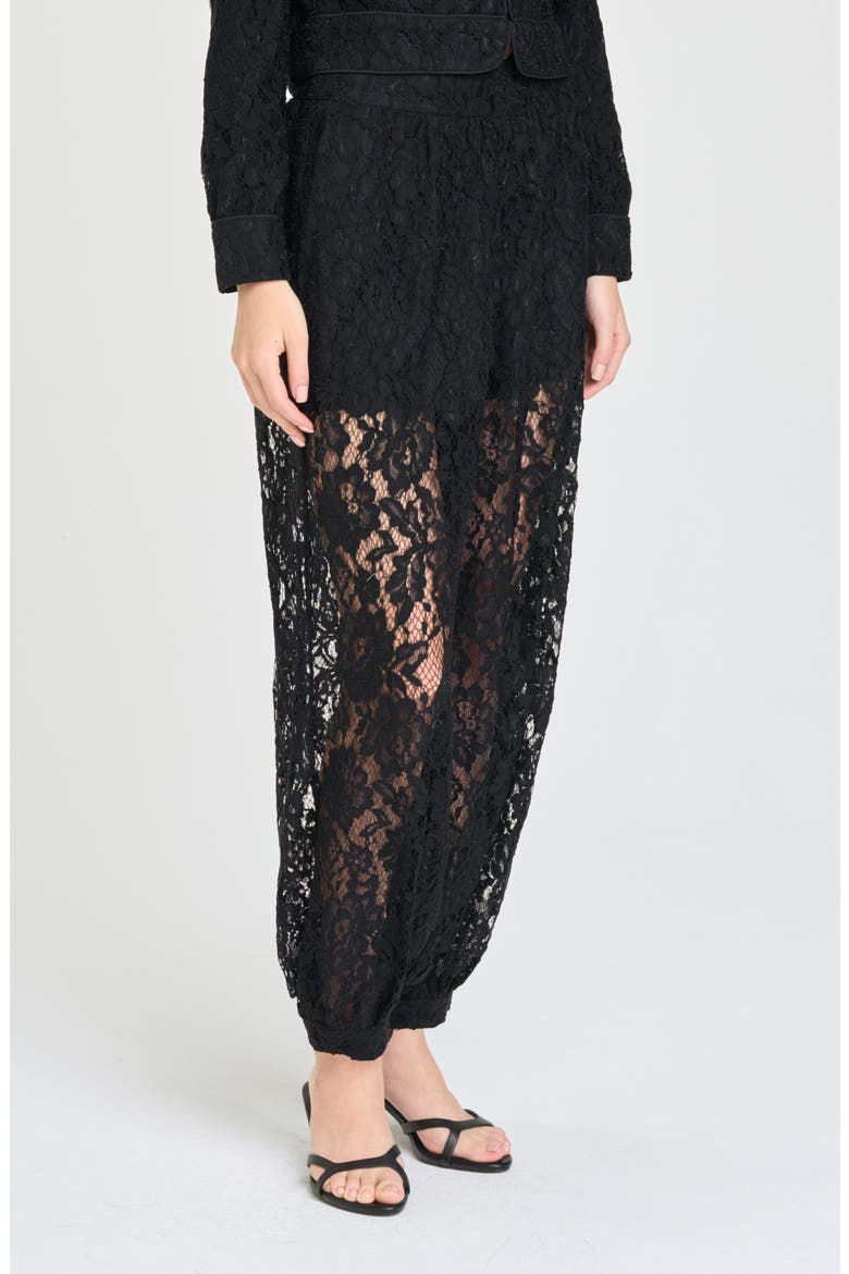 Rebecca Lace Pants, Alternate, color, BLACK