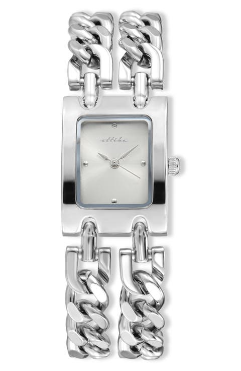 Thick Chain Bracelet Watch