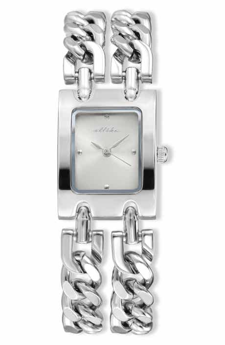 Ettika Thick Chain Bracelet Watch