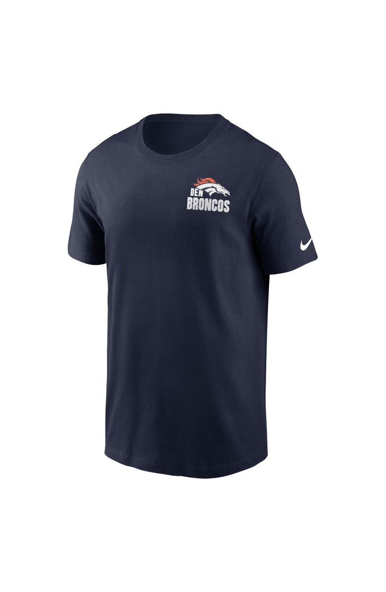 Nike Men's Nike Navy Denver Broncos Blitz Essential T-Shirt, Alternate, color, Navy