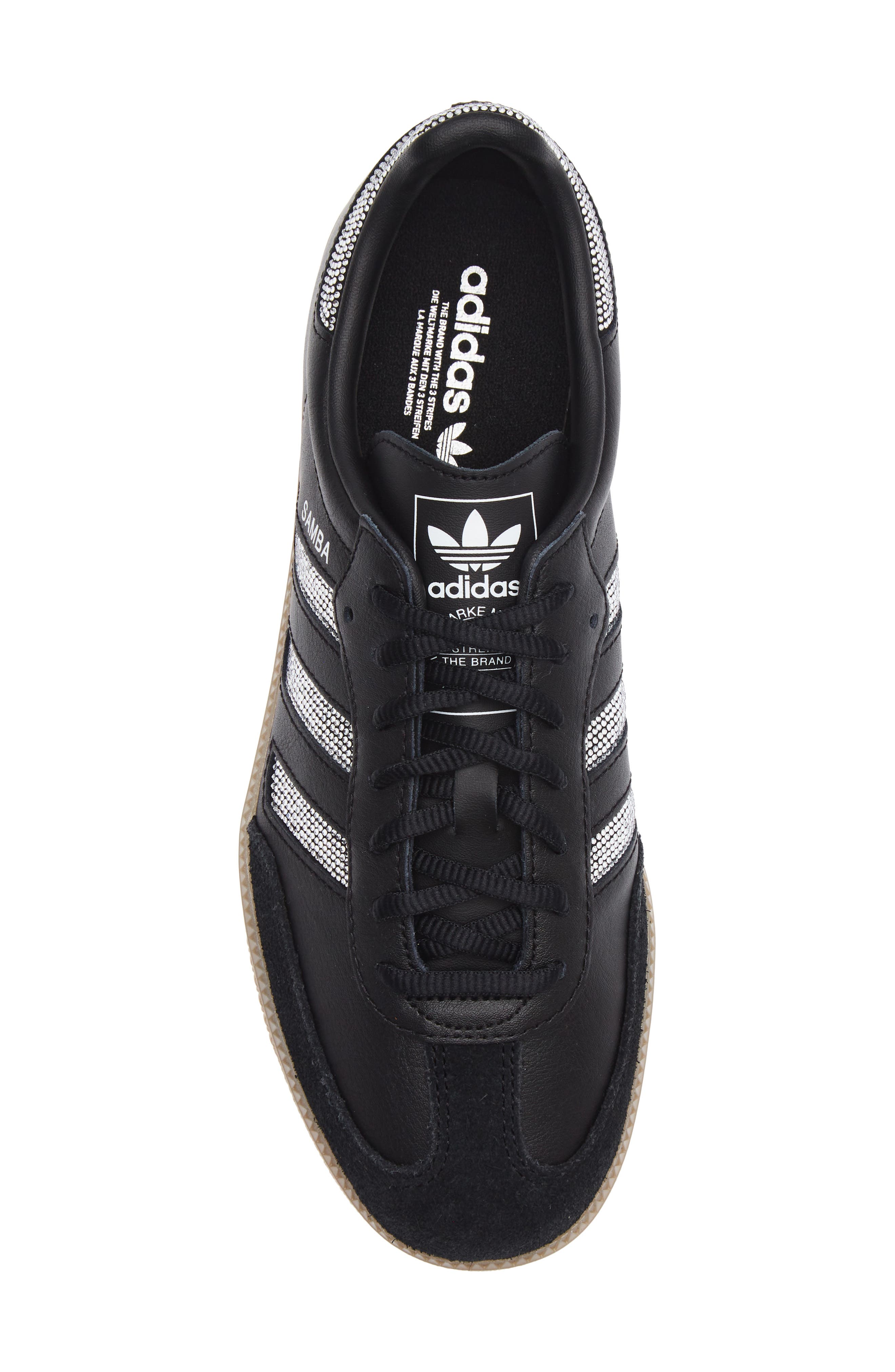 Kids' Samba OG Sneaker, Alternate, color, CORE BLACK/ SILVER
