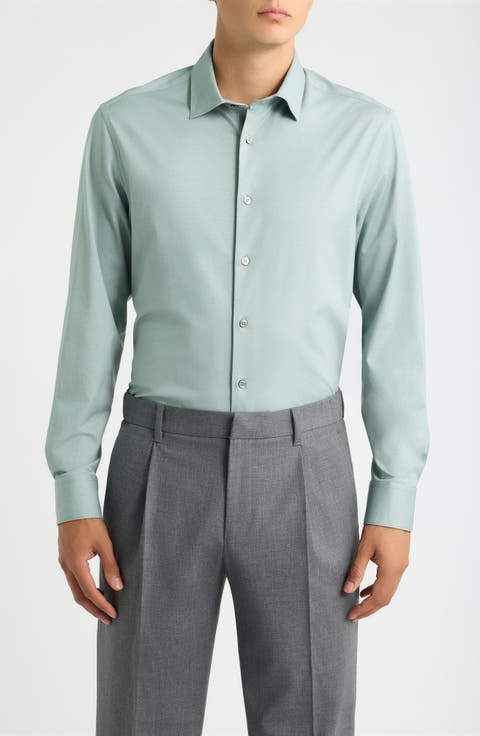 Jimmy OoohCotton® Long Sleeve Performance Shirt