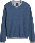 johnnie-O Jamesy Cotton Notched Neck Sweater