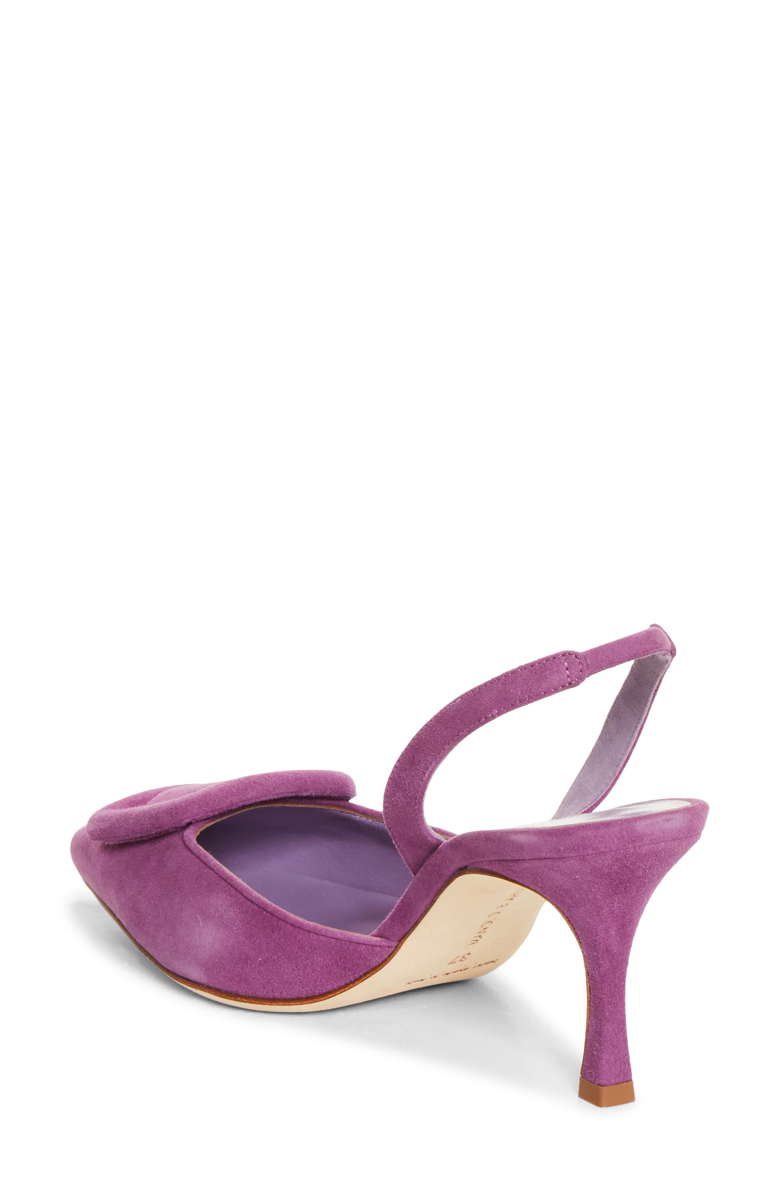 Maysli Buckle Slingback Pump, Alternate, color, PURPLE