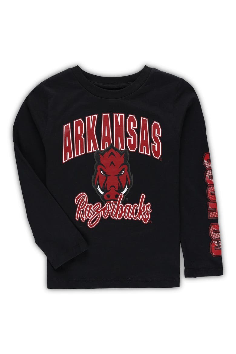 Preschool Black/Cardinal Arkansas Razorbacks Game Day T-Shirt Combo Pack, Alternate, color, Black