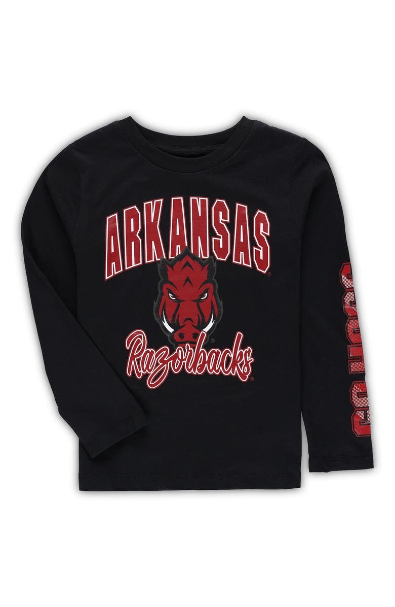 Outerstuff Preschool Black/Cardinal Arkansas Razorbacks Game Day T-Shirt Combo Pack, Alternate, color, 