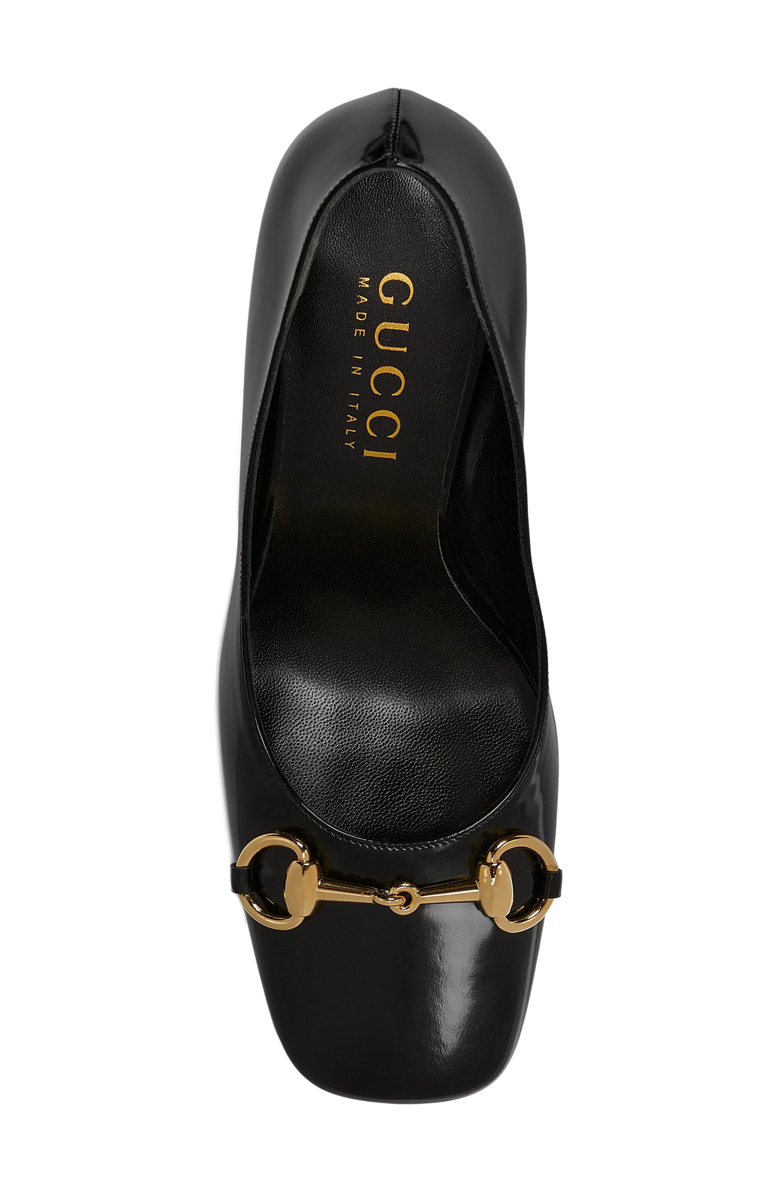 Gucci Signora Horsebit Pump, Alternate, color, Nero