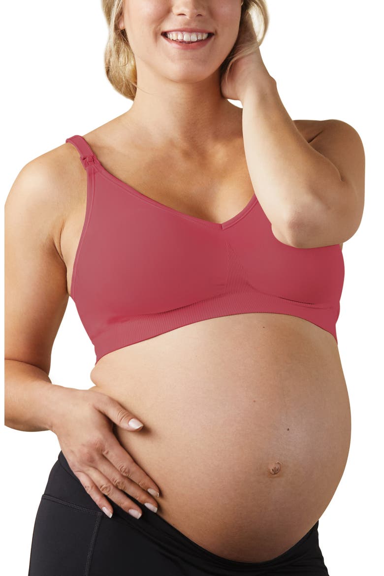 Body Silk Seamless Nursing Bra, Main, color, LIPSTICK