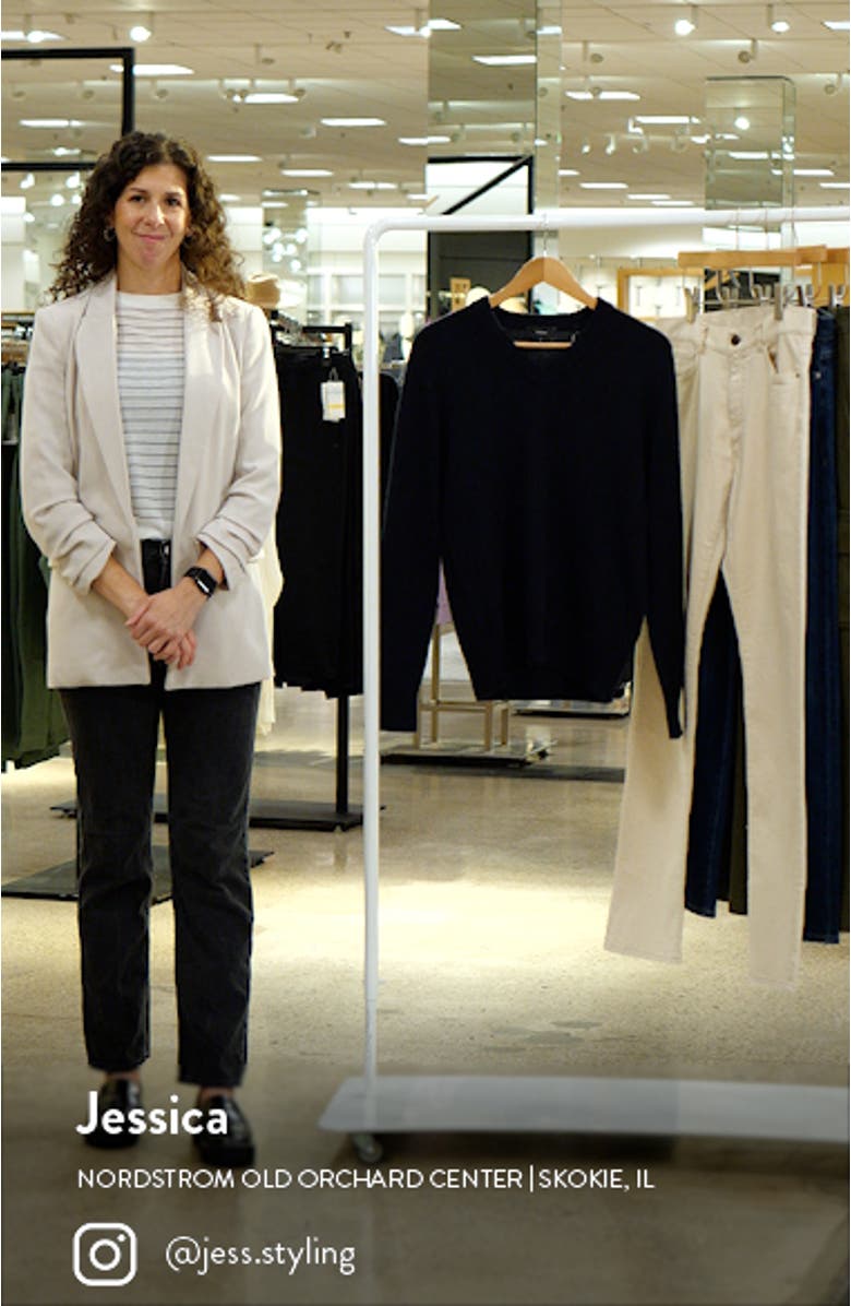 Cashmere V-Neck Sweater, sales video thumbnail