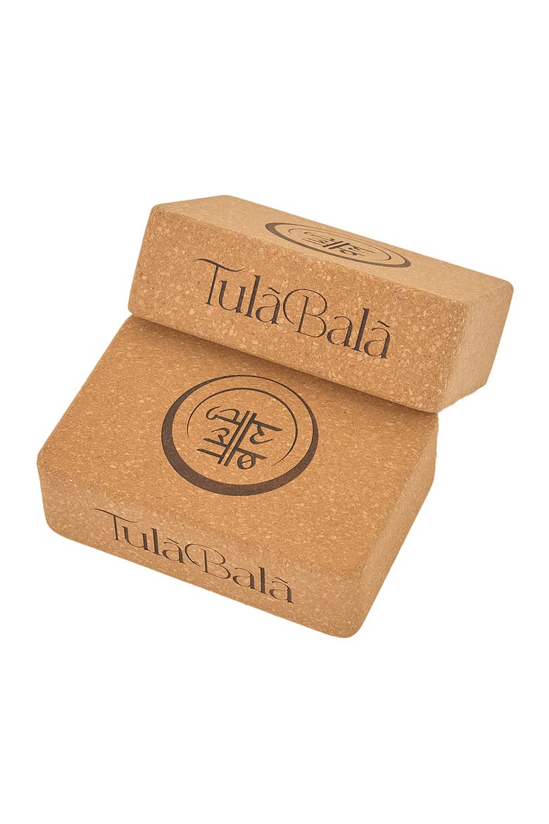 Cork Yoga Blocks, Main, color, Natural Cork