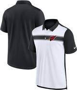 Nike Men's Nike  White/Black Arizona Cardinals Rewind Pique Polo