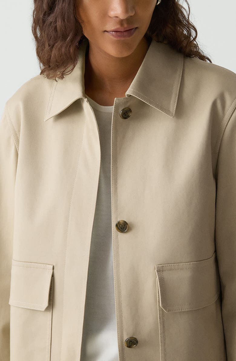 Theory Boxy Stretch Cotton Jacket, Alternate, color, 