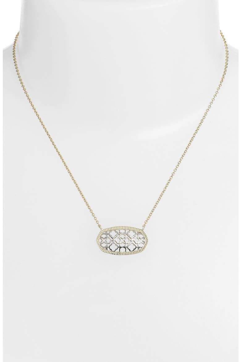 'Dollie' Pendant Necklace, Alternate, color, GOLD/ SILVER