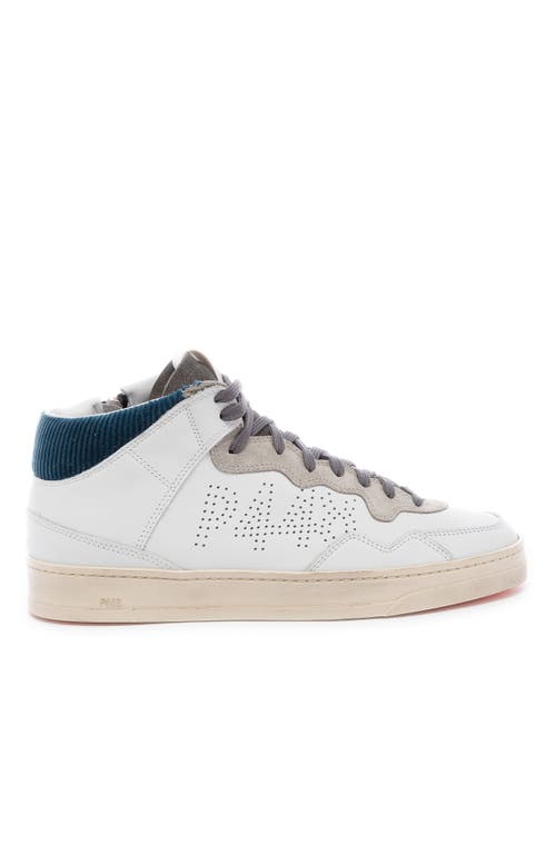 P448 BaliHi Sneaker in White Velant 