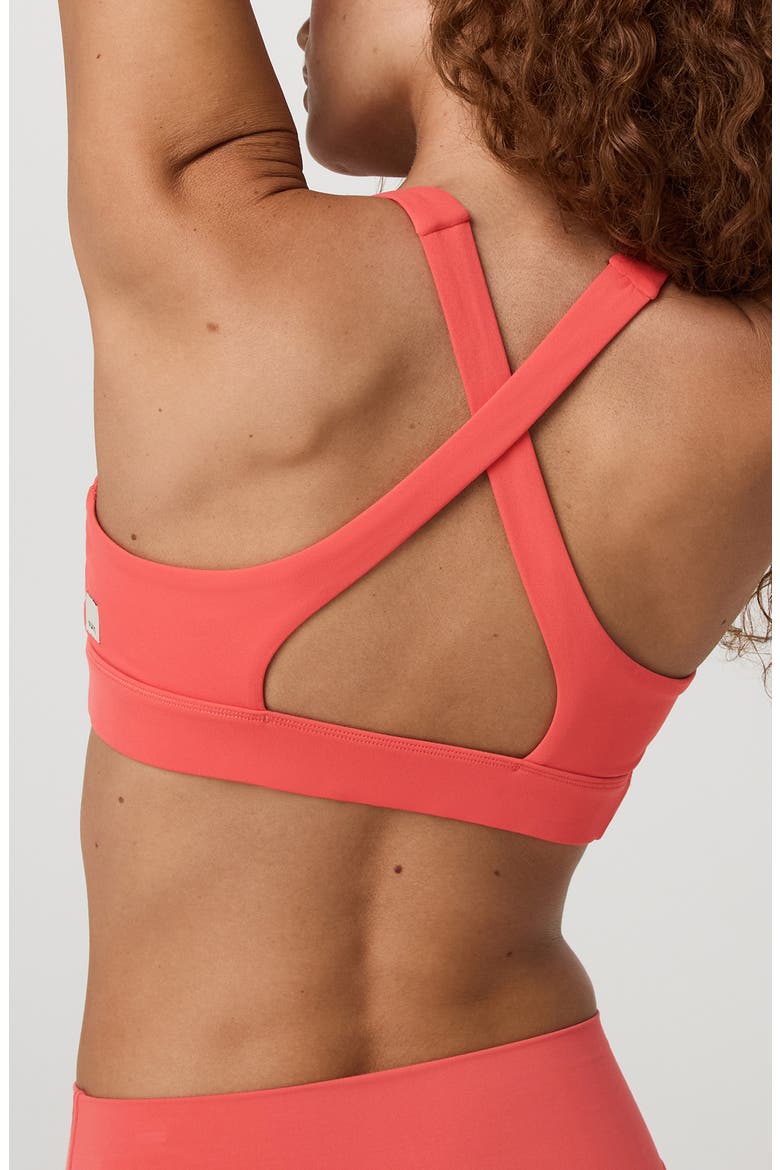 Daily Form Sports Bra, Alternate, color, BRIGHT CORAL