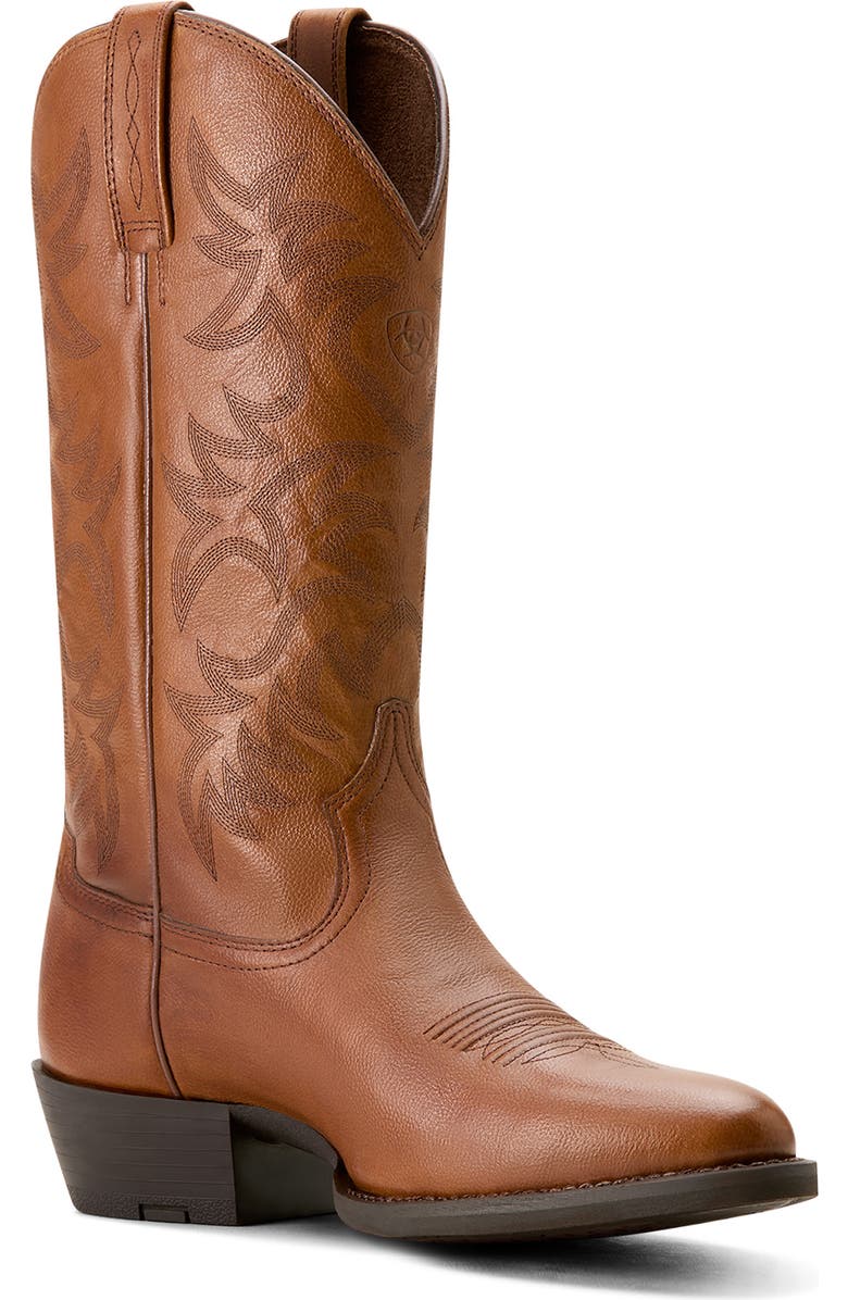 Ariat Heritage Western Boot, Main, color, Cognac