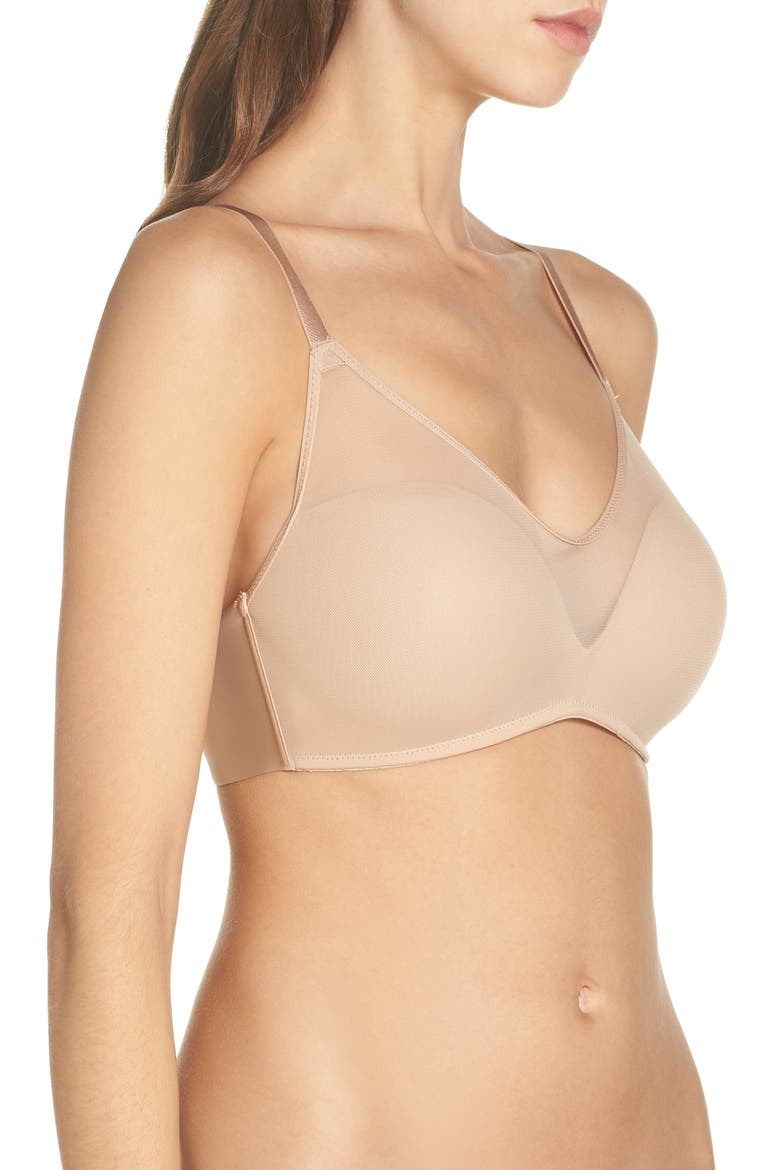 Sheer Illusion Wireless Bra, Alternate, color, NATURAL