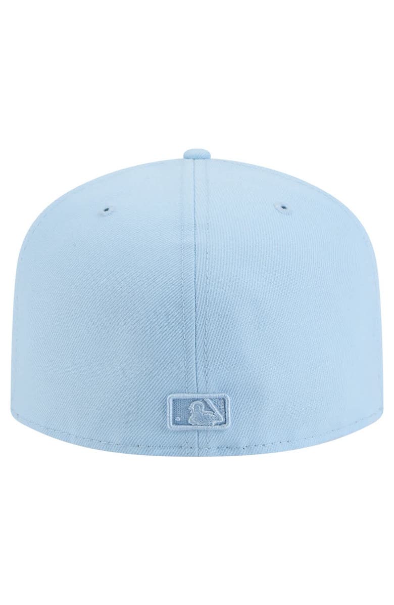 New Era Men's New Era  Light Blue New York Yankees Color Pack A-Frame 59FIFTY Fitted Hat, Alternate, color, Light Blue